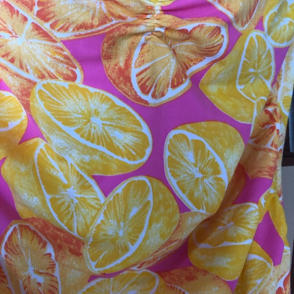 [SOLD] ModCloth Fruity Suity Swimsuit Citrus Sz16 - Picture 4 of 10